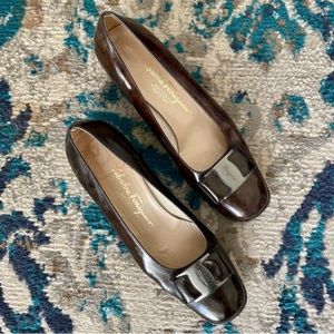 Salvatore Ferragamo Bow shoes C width